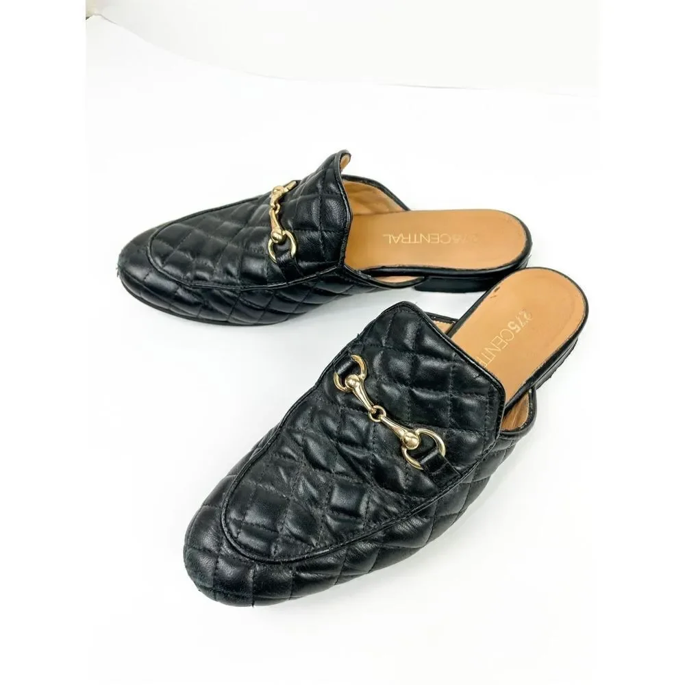 275 Central PALACEQ LEATHER MULE Size 39‎